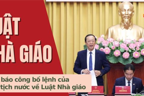 TTGD số 226/2025| Họp báo công bố lệnh của Chủ tịch nước về Luật Nhà giáo