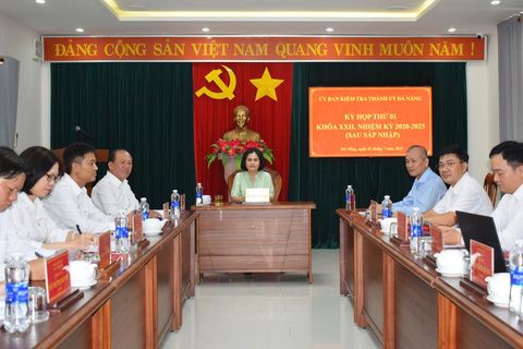 Ủy ban Kiểm tra Thành ủy Đà Nẵng họp kỳ thứ 1 (sau sáp nhập)
