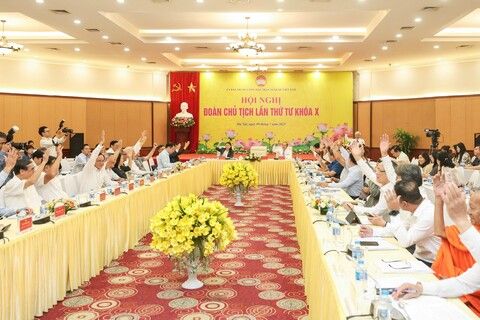 Hội nghị Đoàn Chủ tịch Ủy ban Trung ương MTTQ Việt Nam lần thứ tư, khóa X, nhiệm kỳ 2024-2029