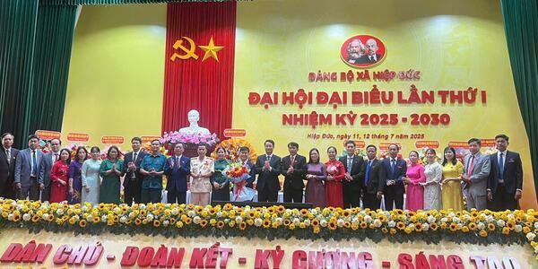 Đại hội Đảng bộ xã Hiệp Đức lần thứ nhất nhiệm kỳ 2025 - 2030