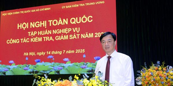 Hội nghị toàn quốc tập huấn nghiệp vụ công tác kiểm tra, giám sát năm 2025