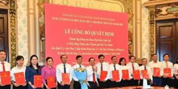 TP Hồ Chí Minh có tân Bí thư Đảng ủy Đoàn đại biểu Quốc hội và HĐND