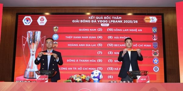 Bốc thăm, xếp lịch thi đấu V-League 1 - 2025/26: Công an Hà Nội mở màn gặp Thể Công - Viettel