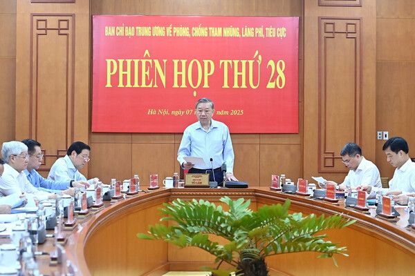 Tổng Bí thư Tô Lâm chủ trì Phiên họp thứ 28 của Ban Chỉ đạo Trung ương về phòng, chống tham nhũng, lãng phí, tiêu cực