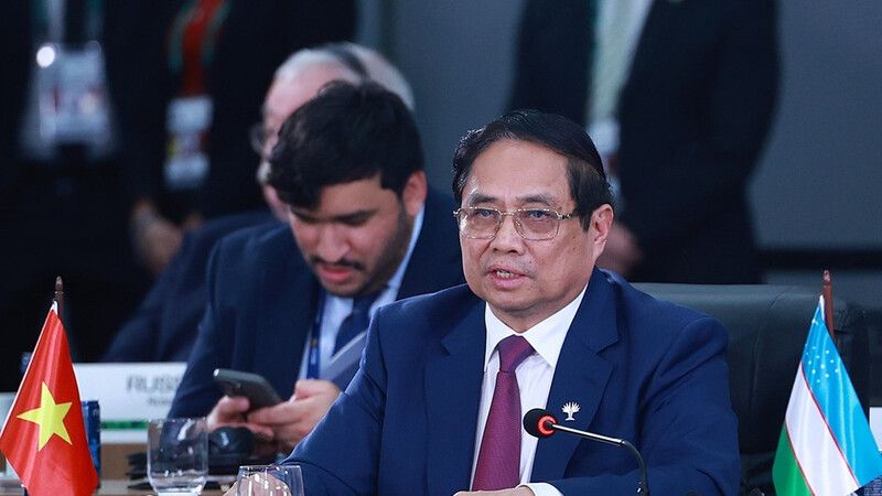 Thủ tướng phát biểu tại phiên thảo luận cấp cao Hội nghị Brics mở rộng