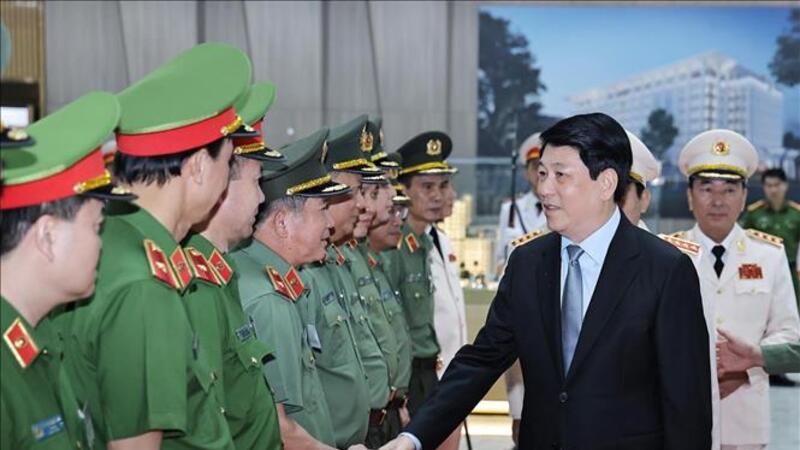Chủ tịch nước dự Hội nghị sơ kết 6 tháng đầu năm 2025 của Bộ Công an