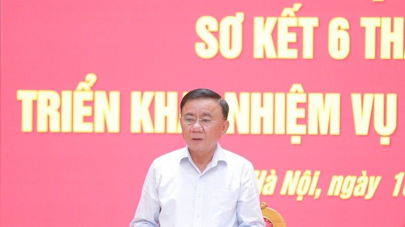 Ảnh: BCH Đảng bộ các cơ quan Đảng Trung ương sơ kết 6 tháng đầu năm