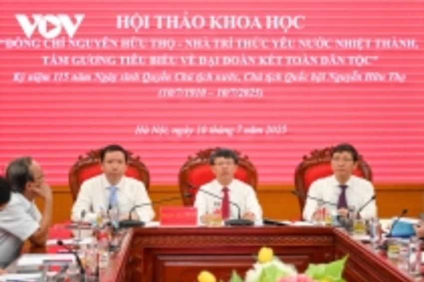Nhà trí thức Nguyễn Hữu Thọ - tấm gương tiêu biểu về đại đoàn kết dân tộc