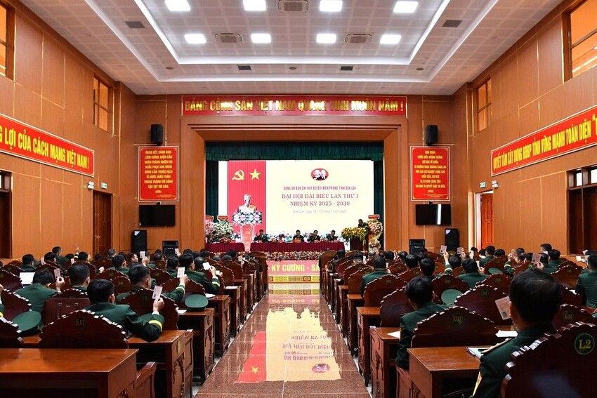 Đại hội đại biểu Đảng bộ Ban Chỉ huy Bộ đội Biên phòng tỉnh Đắk Lắk lần thứ I, nhiệm kỳ 2025 – 2030