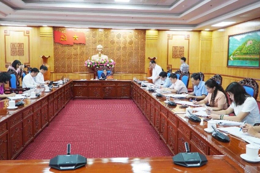 Duyệt Văn kiện Đại hội Đảng bộ phường Tân Phong nhiệm kỳ 2025-2030