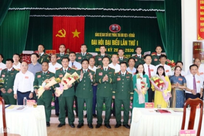 Đại hội lần thứ nhất Đảng bộ Ban Chỉ huy Phòng thủ khu vực 4 - M’Drắk