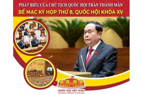 Phát biểu của Chủ tịch Quốc hội Trần Thanh Mẫn bế mạc Kỳ họp thứ 8, Quốc hội khóa XV
