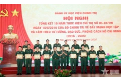 Chuyển biến rõ nét trong học tập và làm theo Bác tại Học viện Chính trị