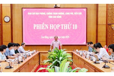 Phiên họp thứ 10 Ban Chỉ đạo phòng, chống tham nhũng, lãng phí, tiêu cực tỉnh