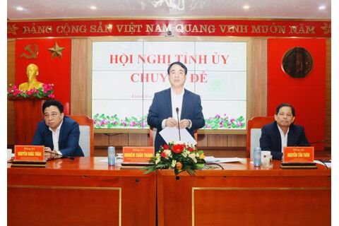 Hội nghị Tỉnh ủy chuyên đề về sắp xếp bộ máy của các tổ chức đảng và điều chỉnh, bổ sung phương án sắp xếp tổ chức bộ máy của hệ thống chính trị tỉnh