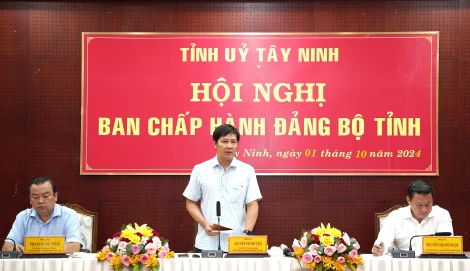 Hội nghị Ban Chấp hành Đảng bộ tỉnh lần thứ 39:                Quyết tâm đạt mục tiêu tăng trưởng cả năm 2024 đạt từ 7 trở lên