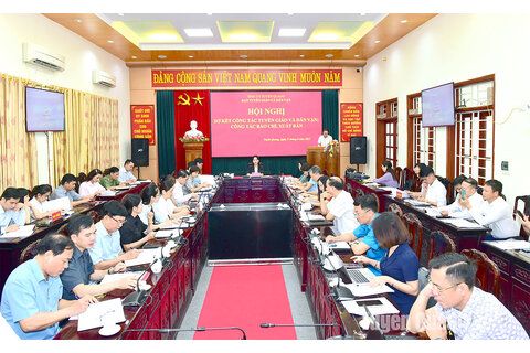 Tập trung tham mưu làm tốt công tác tuyên giáo và dân vận trong thời gian tới