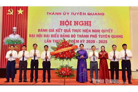Nhiệm kỳ 2020 - 2025 thành phố Tuyên Quang bứt phá toàn diện