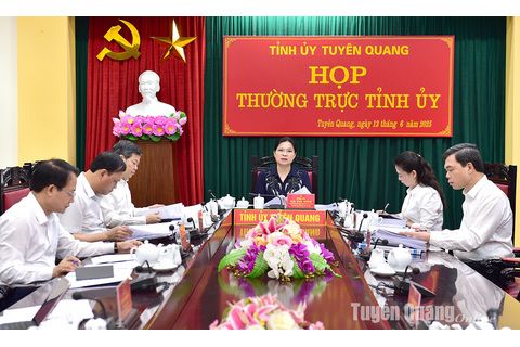 Thường trực Tỉnh ủy cho ý kiến vào một số chủ trương đầu tư