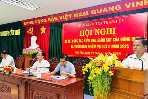 UBKT Thành ủy Cần Thơ tổ chức Hội nghị sơ kết công tác kiểm tra, giám sát, thi hành kỷ luật Quý I/2025