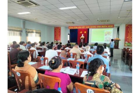 Hội ND Bạc Liêu: Phối hợp tổ chức tập huấn sản xuất, kinh doanh nông sản, thực phẩm an toàn