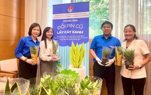 ‘Đổi pin cũ lấy cây xanh’- lan tỏa ý thức bảo vệ môi trường