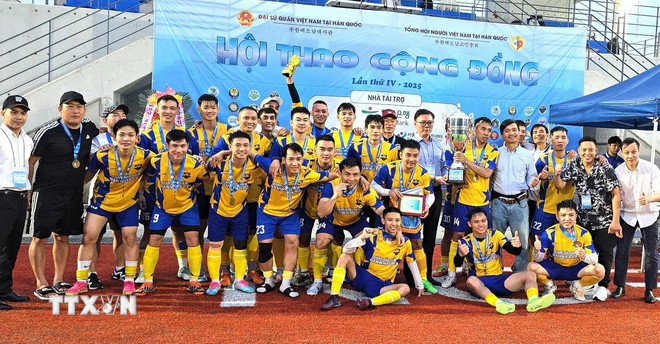 Đại hội thể thao gắn kết cộng đồng người Việt Nam tại Hàn Quốc - Ảnh 2. Đại hội thể thao gắn kết cộng đồng người Việt Nam tại Hàn Quốc - Ảnh 2.