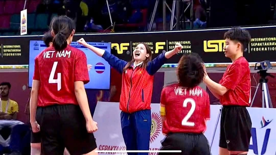 Cầu mây nữ Việt Nam hướng đến SEA Games 33 với quyết tâm giành thành tích cao nhất - Ảnh 1. Cầu mây nữ Việt Nam hướng đến SEA Games 33 với quyết tâm giành thành tích cao nhất - Ảnh 1.