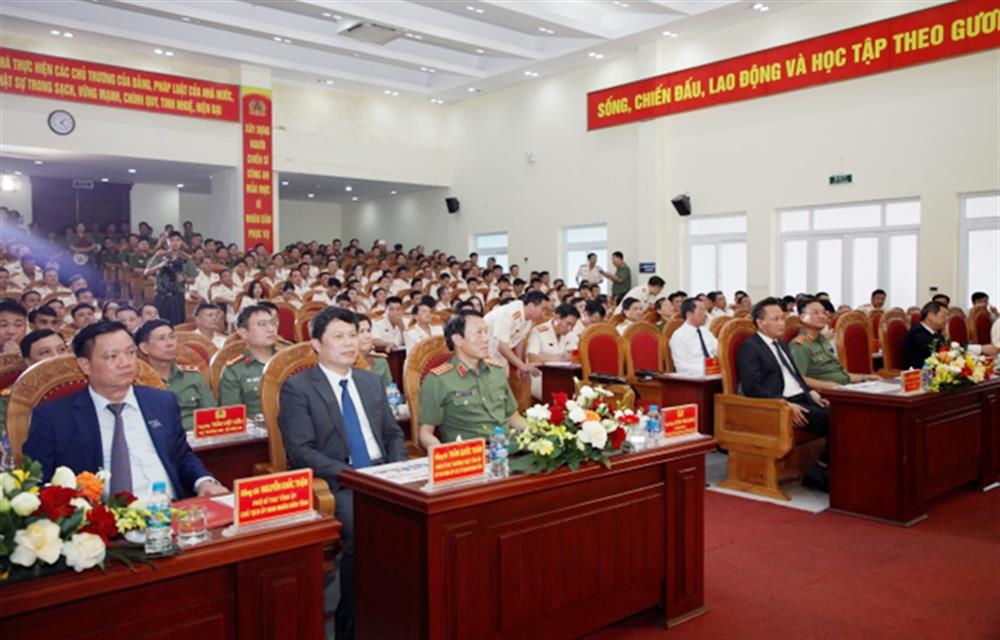 Các đại biểu dự Đại hội đại biểu Đảng bộ Công an tỉnh, nhiệm kỳ 2025 – 2030.