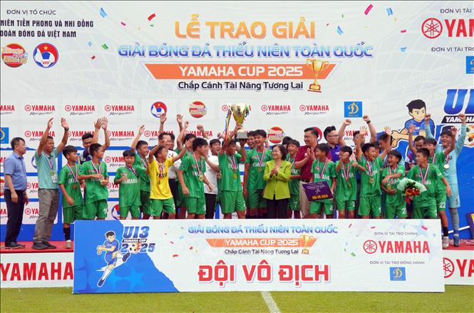 U13 Nam Định vô địch Giải bóng đá Thiếu niên toàn quốc 2025 - Ảnh 2. U13 Nam Định vô địch Giải bóng đá Thiếu niên toàn quốc 2025 - Ảnh 2.