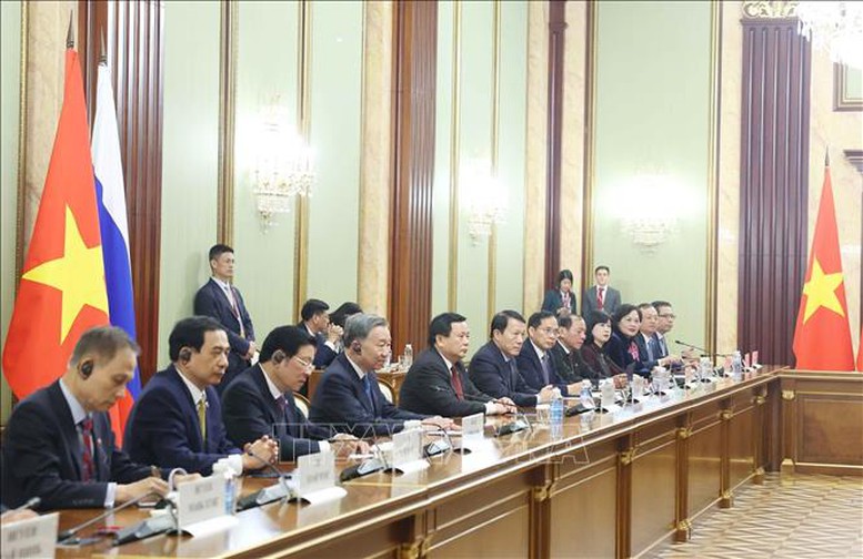 Tổng Bí thư Tô Lâm hội kiến với Thủ tướng Liên bang Nga Mikhail Mishustin- Ảnh 3.