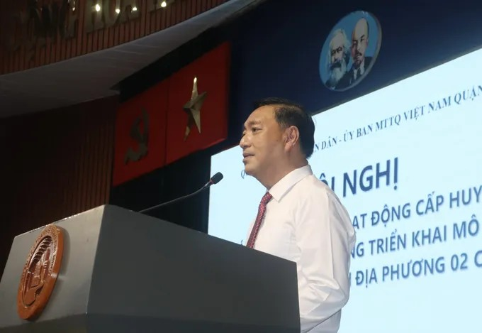 Đồng chí Phạm Thành Kiên phát biểu tại chương trình