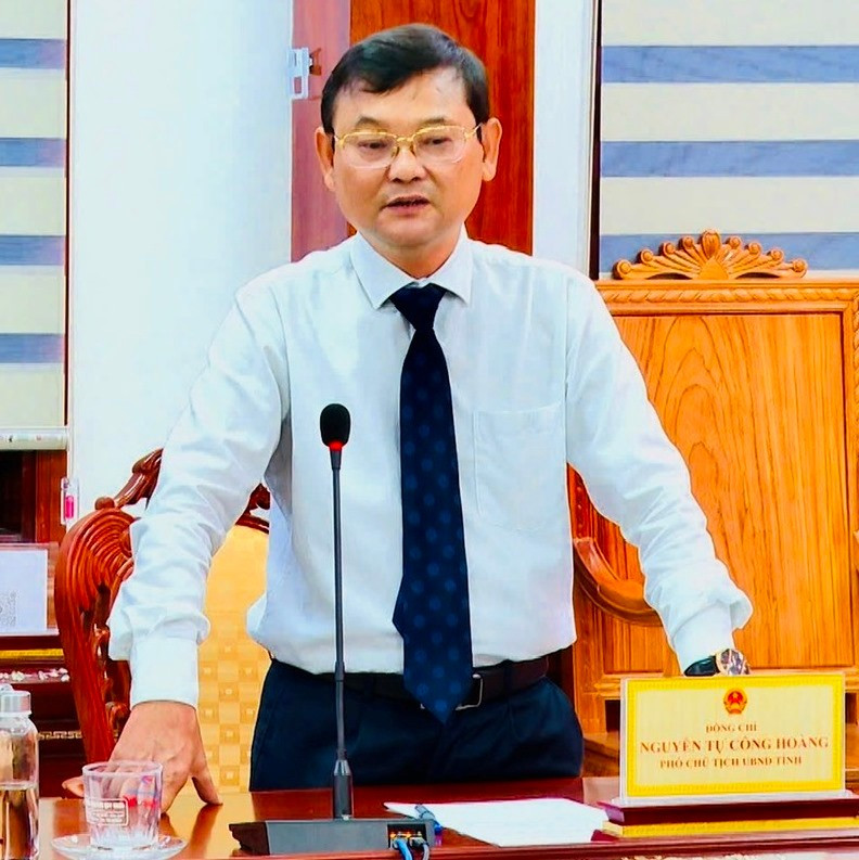 Phó Chủ tịch UBND tỉnh Nguyễn Tự Công Hoàng phát biểu tại Hội nghị. Ảnh: Bình Dương hinh-3.jpg