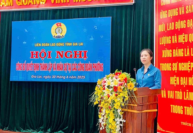 Công đoàn phường Thống Nhất ở Gia Lai quản lý hơn 1.600 đoàn viên