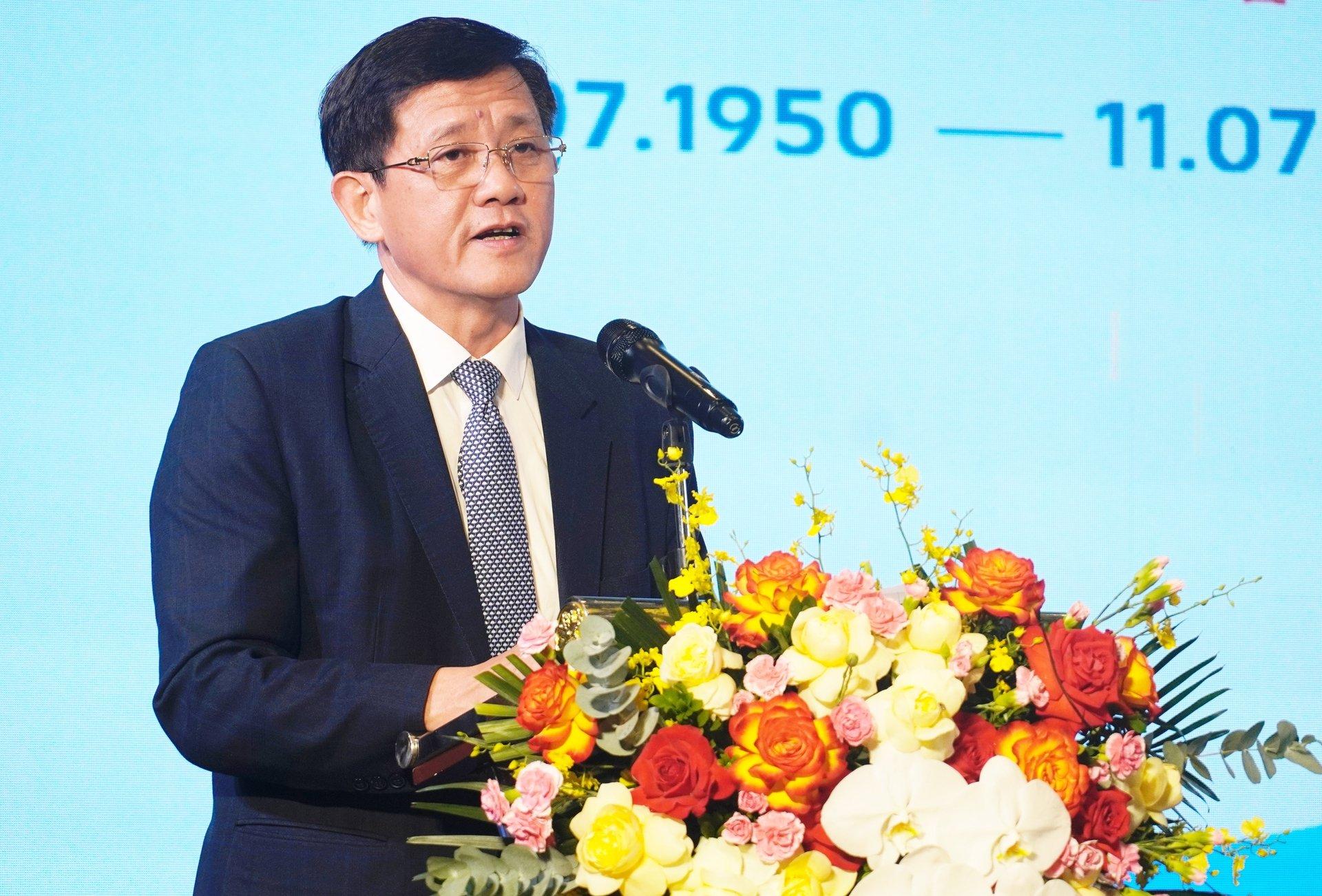 Ông Dương Tất Thắng, Cục trưởng Cục Chăn nuôi và Thú y cho biết, ngành Thú y đã có nhiều đóng góp quan trọng cho sự nghiệp phát triển chung của ngành nông nghiệp và của đất nước. Ảnh: Hồng Thắm.