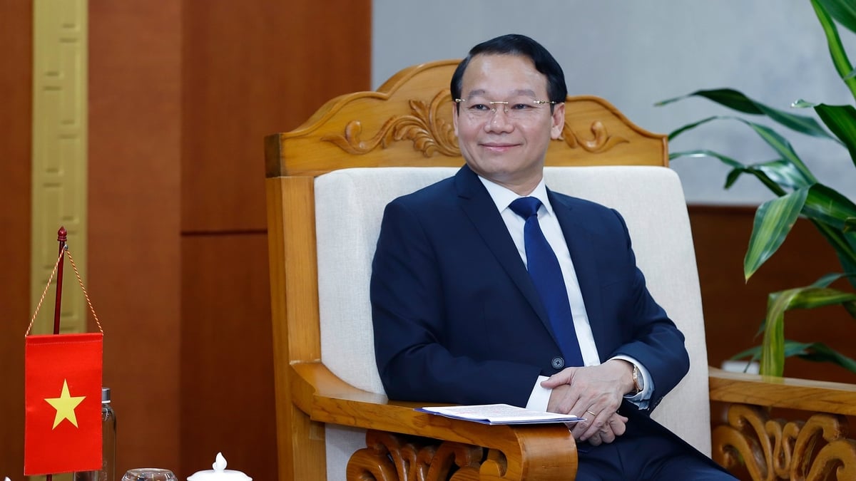 Bộ trưởng Đỗ Đức Duy nhấn mạnh quan hệ hợp tác chiến lược tốt đẹp của Việt Nam và Italia. Ảnh: Khương Trung.
