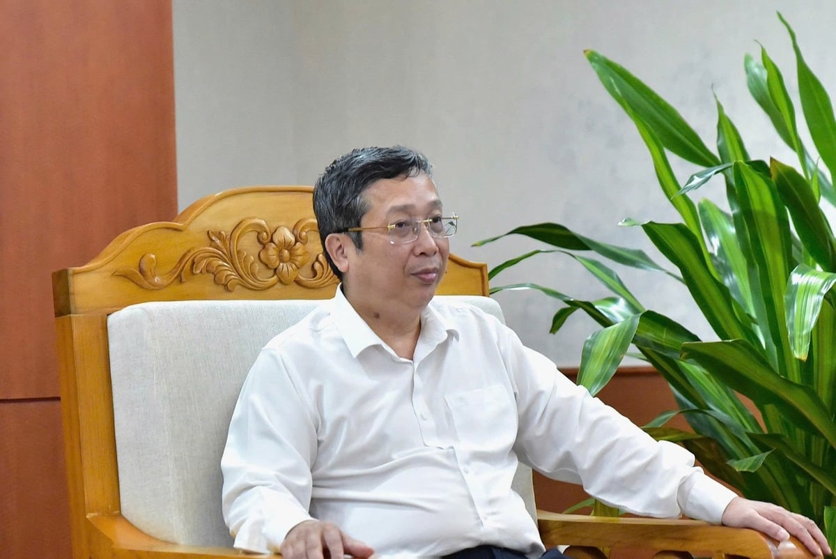 Thứ trưởng Hoàng Trung cho rằng, Bộ Nông nghiệp và Môi trường sẽ tạo điều kiện thuận lợi để JICA triển khai các hợp phần của dự án. Ảnh: Kiều Chi.