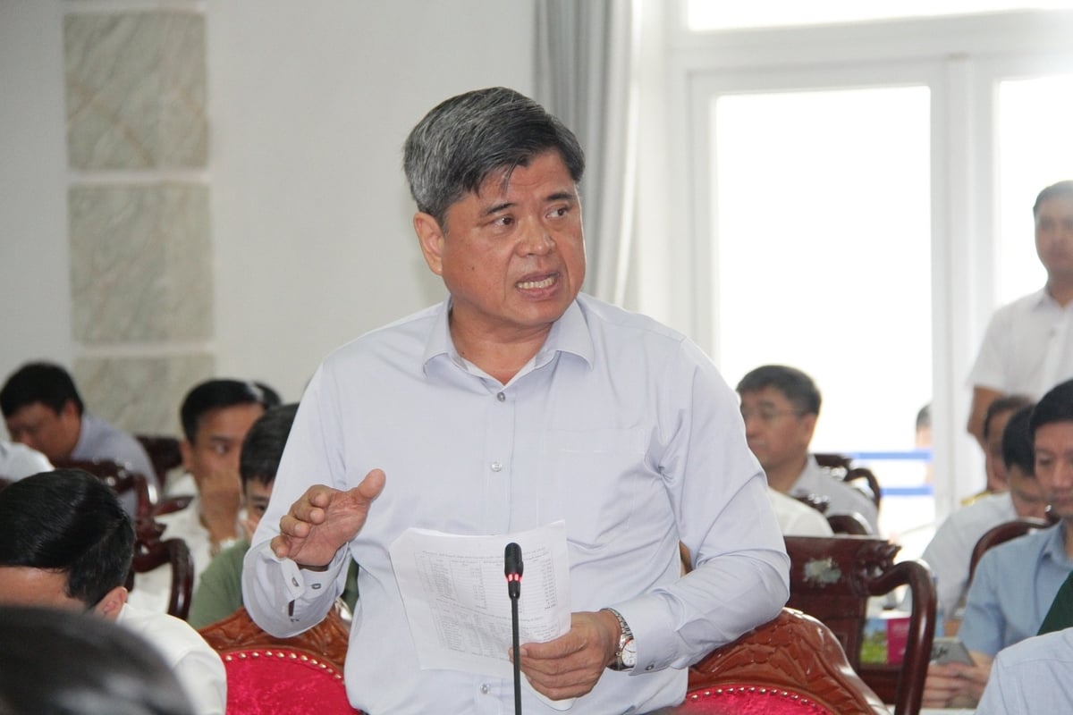 Thứ trưởng Trần Thanh Nam kiến nghị Thủ tướng Chính phủ giải quyết khó khăn liên quan cơ chế tài chính cho Đề án 1 triệu ha lúa chất lượng cao. Ảnh: Kim Anh.