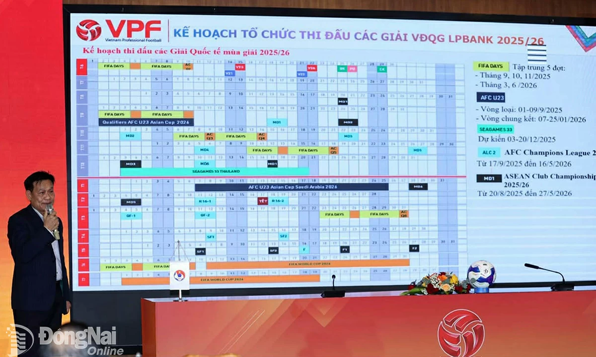 Lễ bốc thăm và xếp lịch thi đấu V-League LPBank  