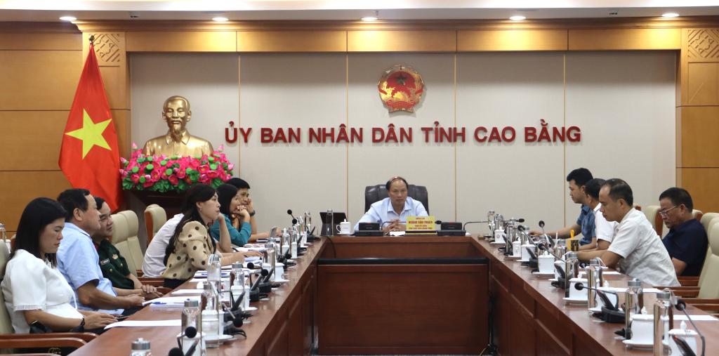 Các đại biểu dự hội nghị tại điểm cầu tỉnh.